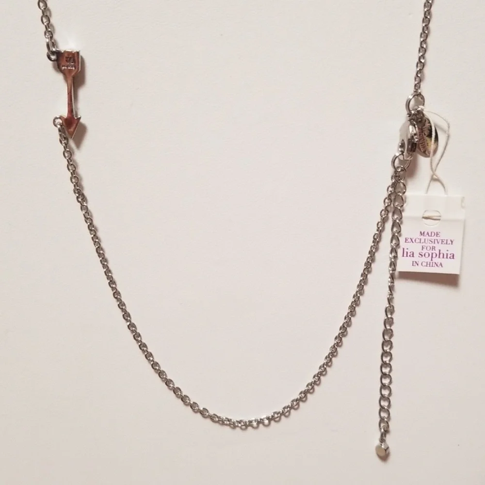 Lia Sophia Arrowhead Necklace NWT